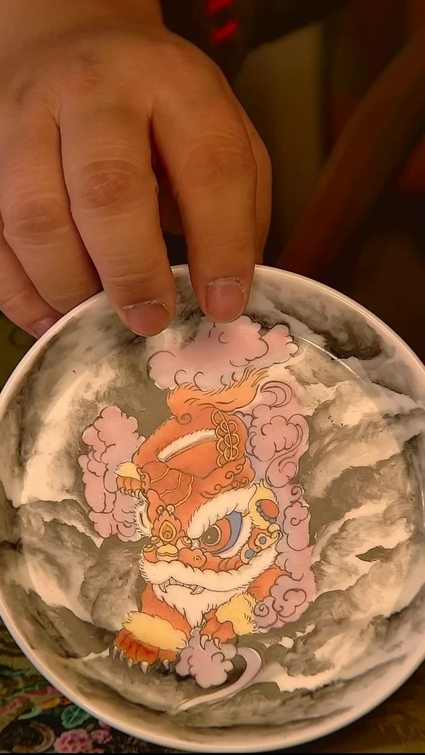 杯手工手绘杯杯很美丽