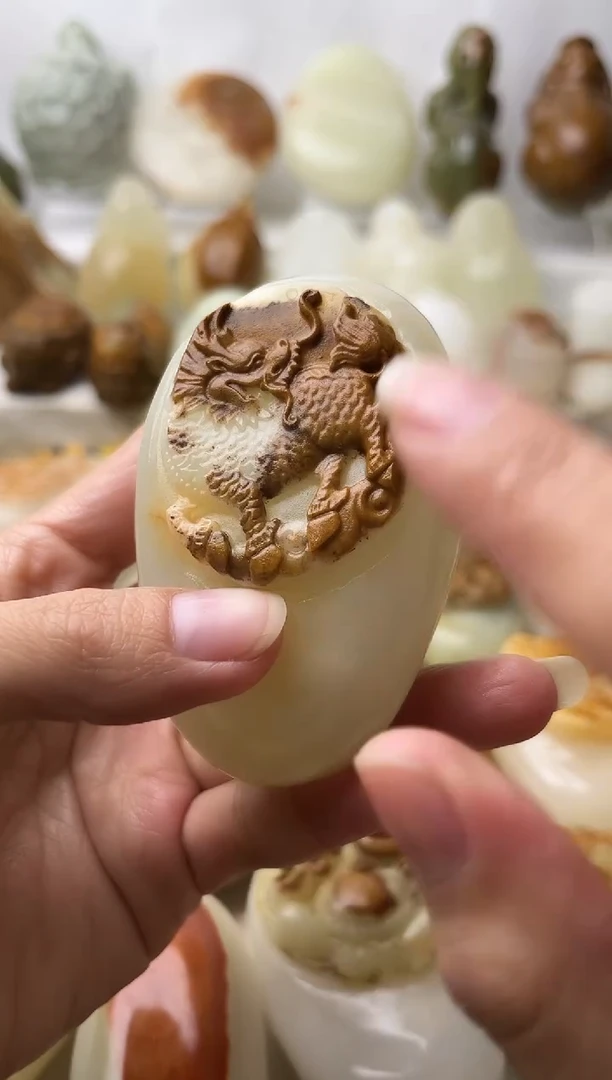 石材古青石棉纹正常不退换麒麟