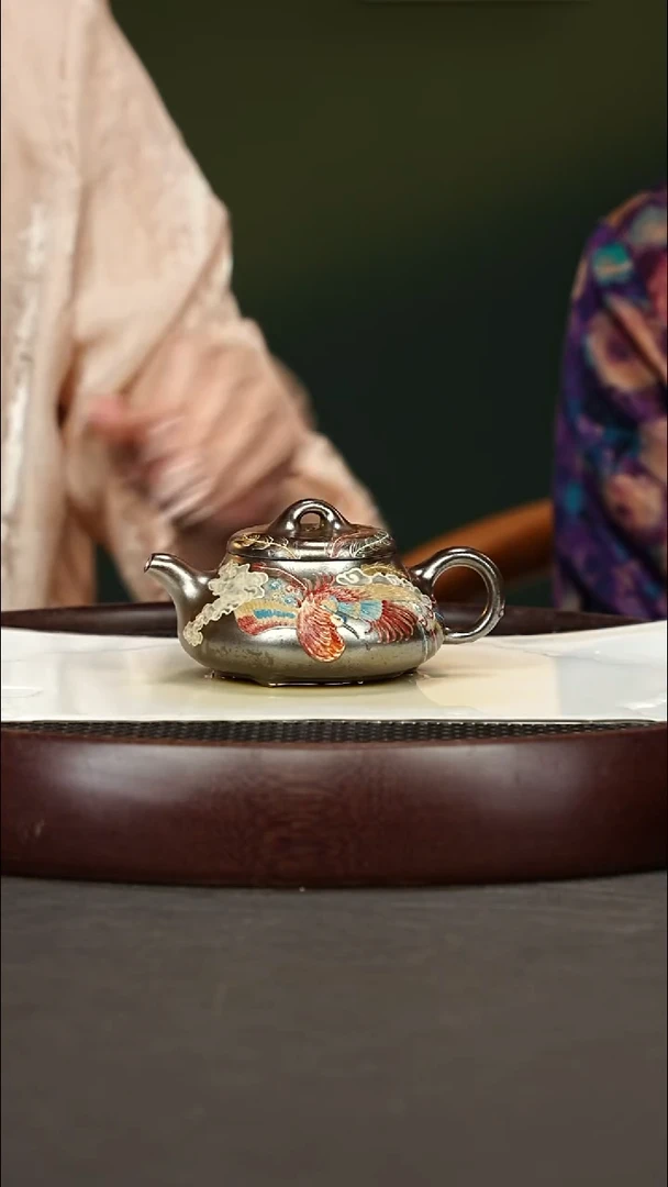 紫砂茶壶60 杨JY 汉棠 琉璃金砂200cc