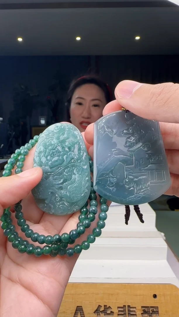 【闪购商品】翡翠颈饰未镶嵌多样性发三XM@@WS1SS01689