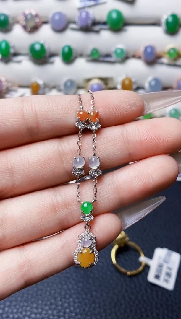 银S925镶嵌戒指翡翠3247