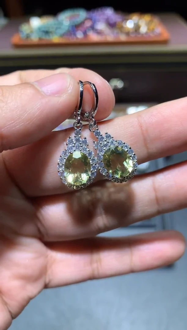 【闪购商品】水晶耳饰未镶嵌W46（随机性发货只发一单）