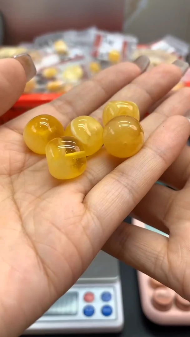 未镶嵌琥珀珠宝奇石1989多样性发其一默认有瑕