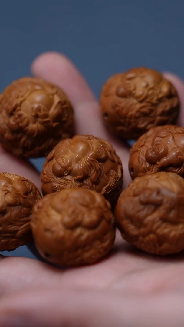 手串/手链橄榄核【满工弥勒】陈永军老师本工-2.6cm