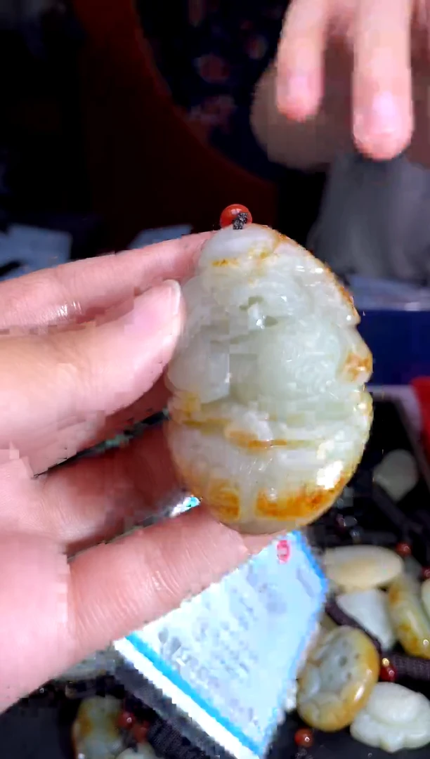 和田玉未镶嵌挂件1