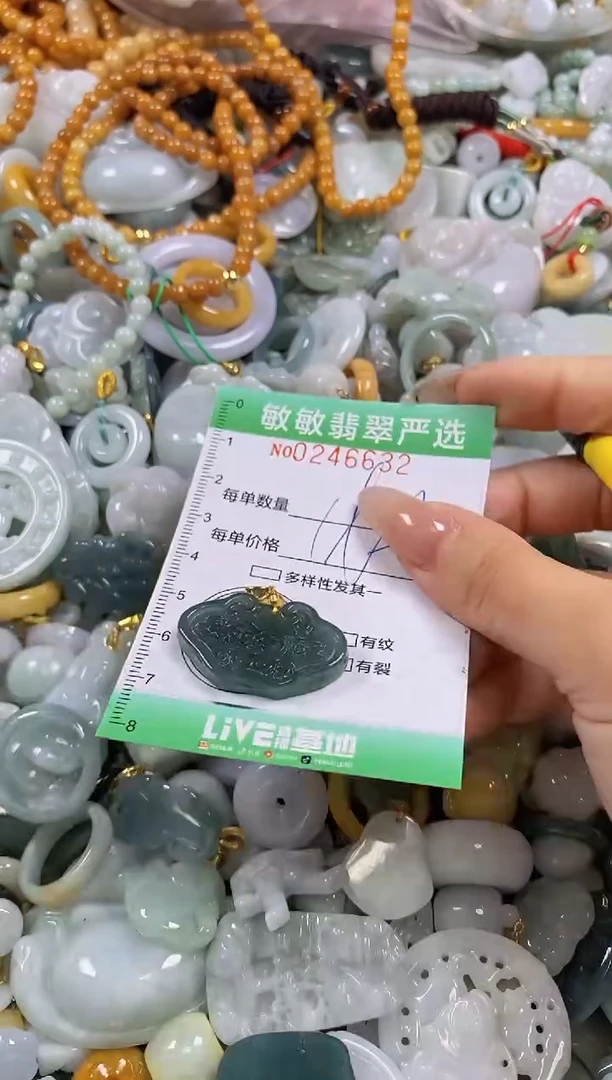 翡翠未镶嵌颈饰闪购0246632