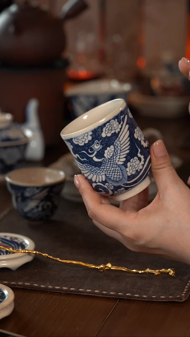 【闪购商品】霖松堂 双凤 手握杯