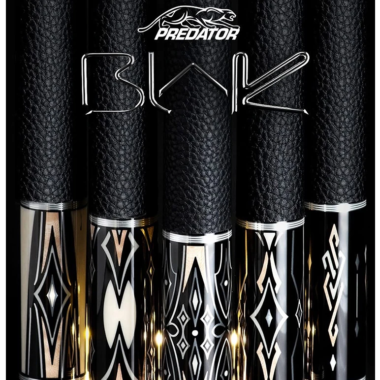 新款中式黑八美洲豹blak5代美式九球通用大头桌球杆