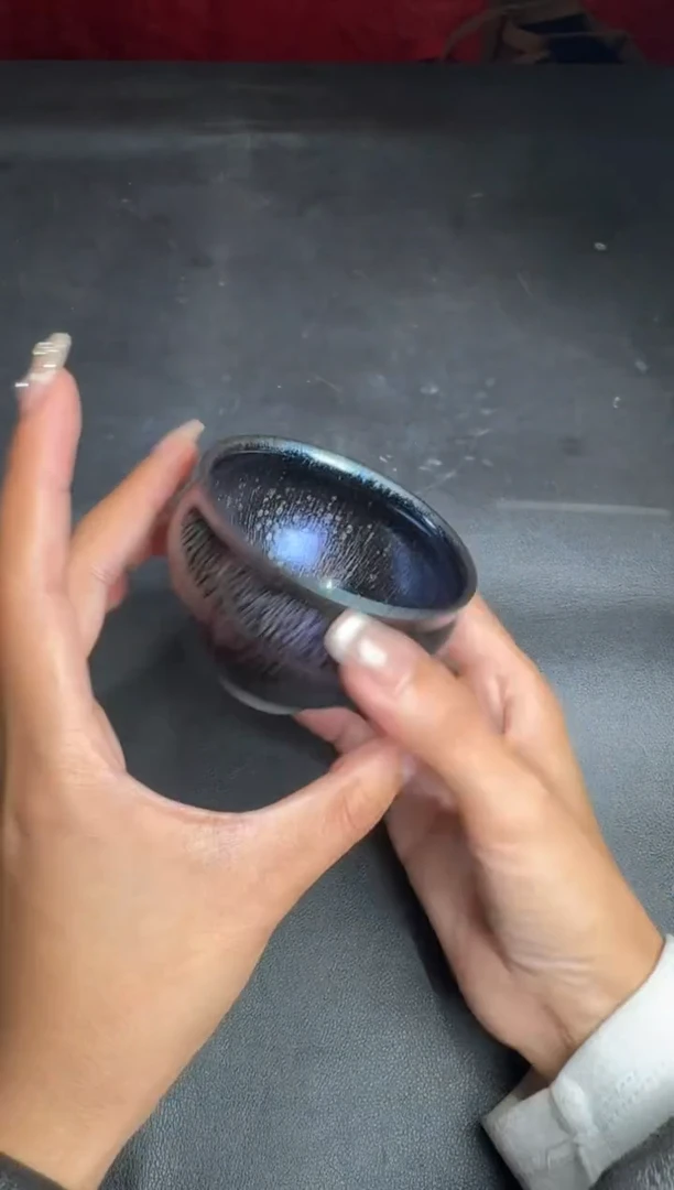 茶盏陆金喜柴烧曜变5