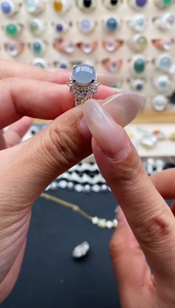 未镶嵌戒指翡翠天然缅甸翡翠A货222-5-6