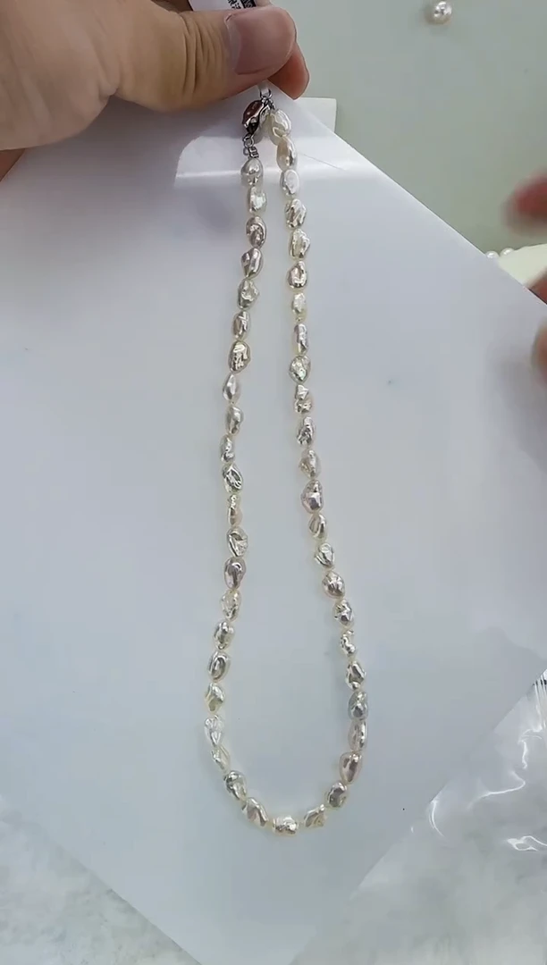 未镶嵌淡水珍珠DA珍珠项链 d019