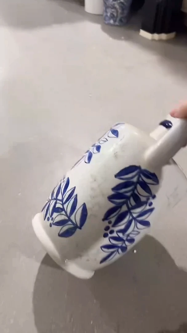 【闪购商品】陶瓷微瑕花盆高25cm内口3cm
