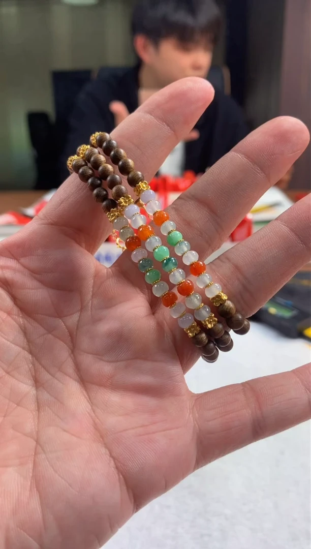 银S925镶嵌定制翡翠4076--多样性发一个