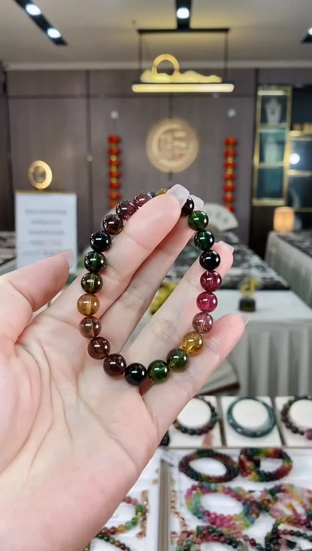 【闪购商品】碧玺单圈手串8mm+未镶嵌（多样性发一条）hon