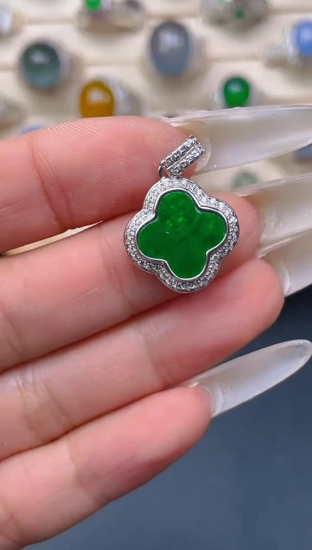 未镶嵌定制翡翠天然翡翠蛋面31