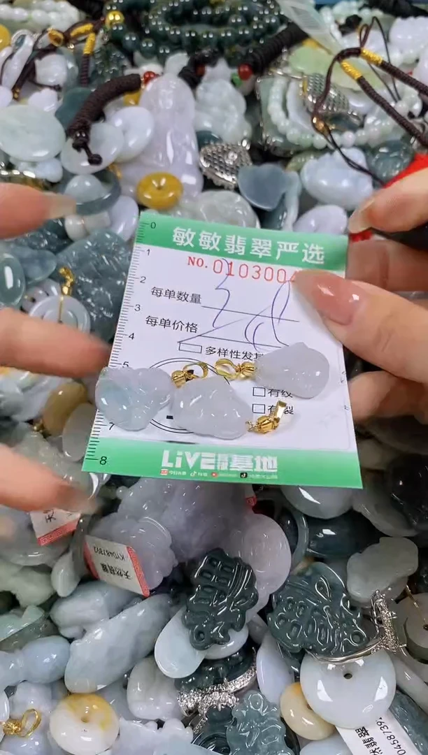 【闪购商品】翡翠颈饰未镶嵌闪购0103004多样性发其一