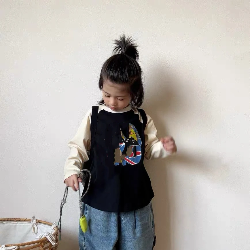 w272418【快乐小猫】休闲洋气儿童长袖