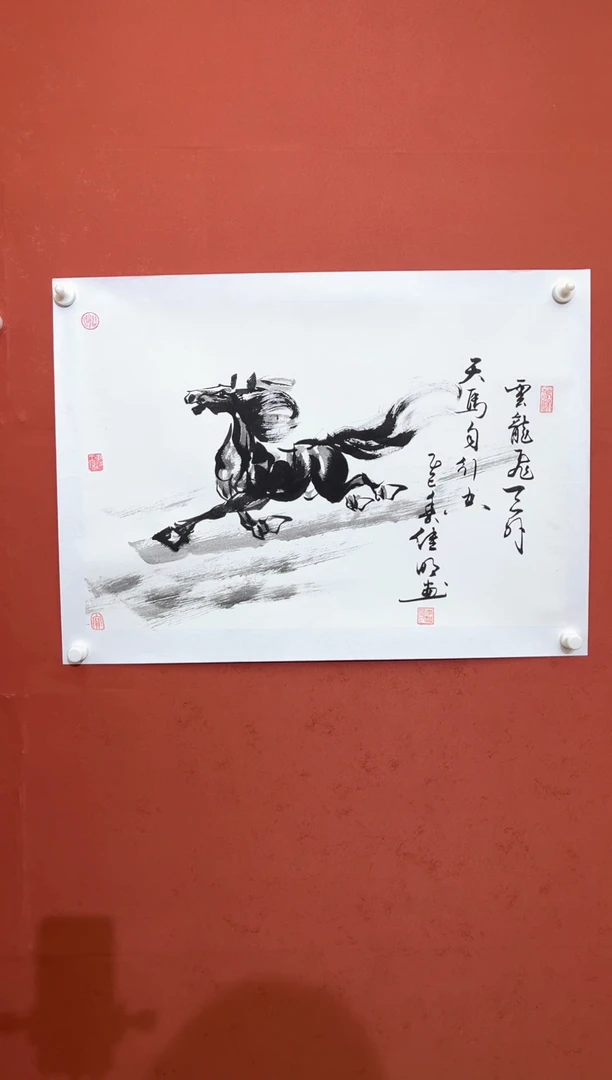 国画李继明老师现场创作 68