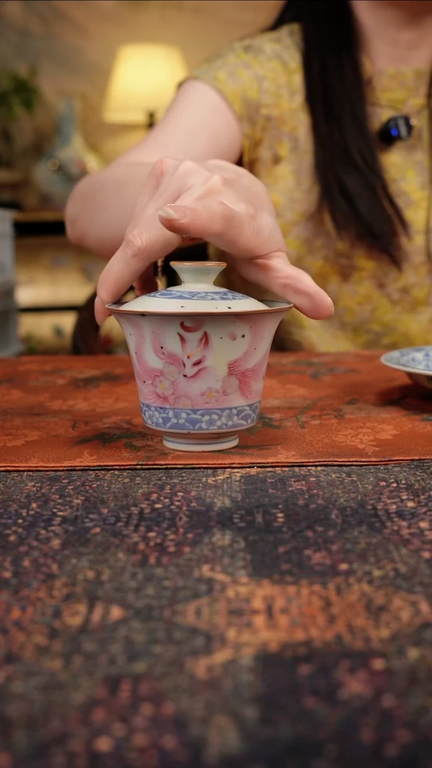 杯景德镇陶瓷杯碗柴烧多人