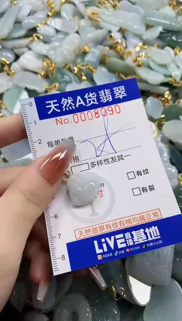 颈饰未镶嵌翡翠天然A货翡翠