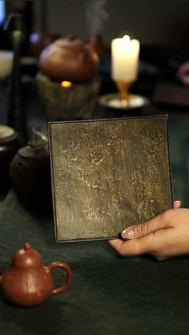 赤具白蜡木大漆壶承cm