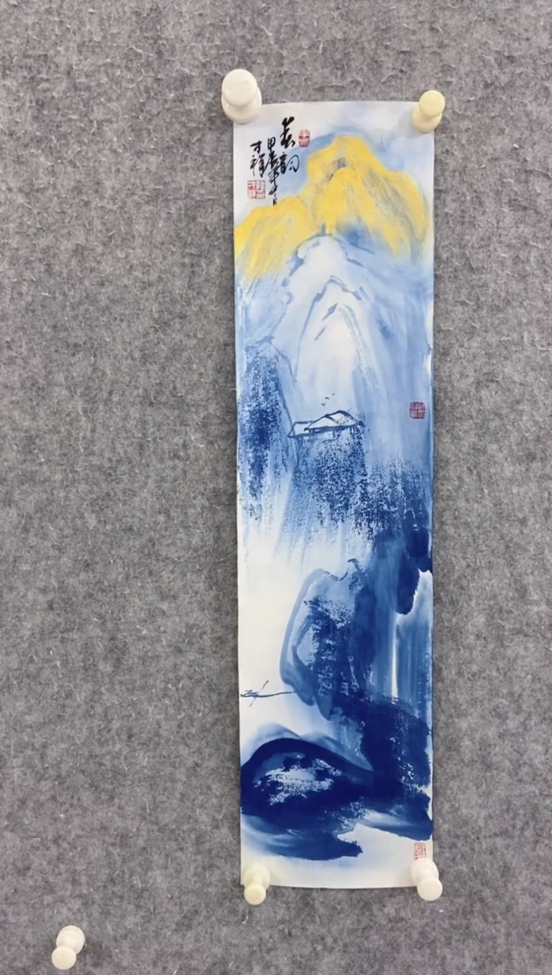 【闪购商品】国画孙老师国青花画作品29