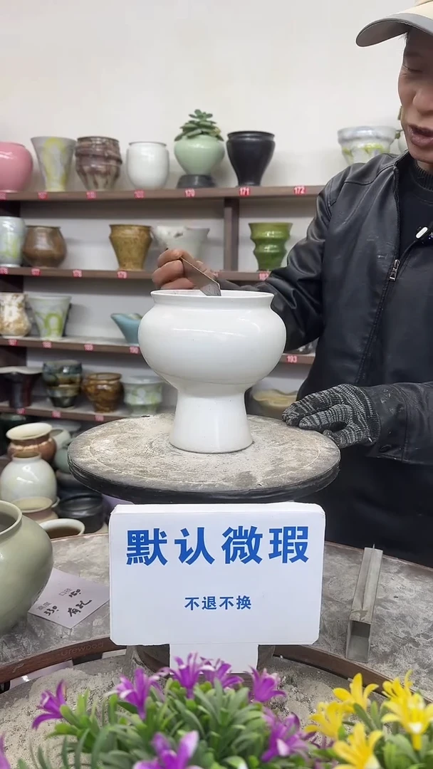 1月3号-高17口13瑕花盆