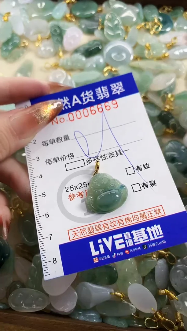 颈饰未镶嵌翡翠天然A货翡翠