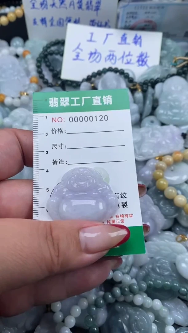 翡翠未镶嵌颈饰天然A货翡翠0120