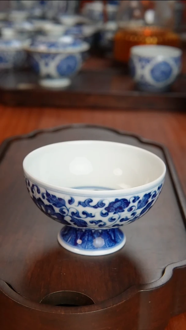 【闪购商品】景德镇镹曰手工手绘柴窑茶具