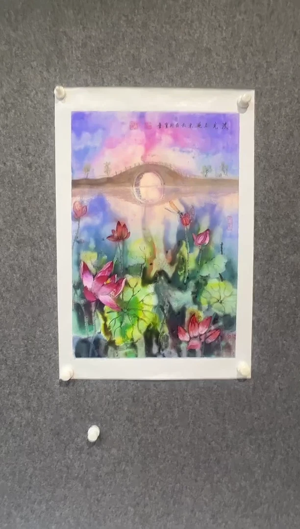 国画王忠权-2.7平尺-国画作品-金