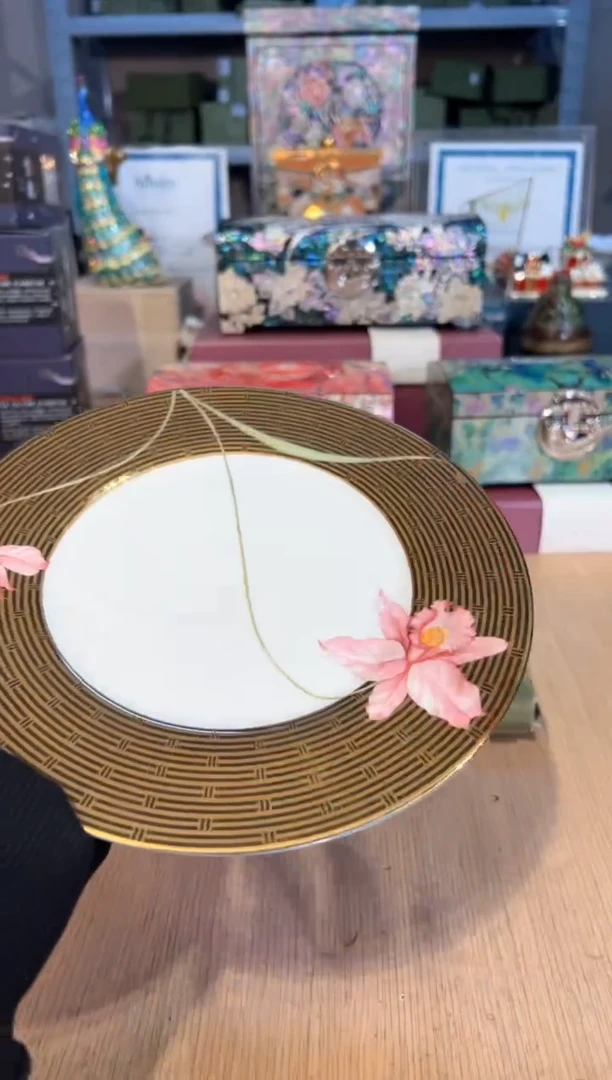 【闪购商品】杯301卡特兰八寸金盘