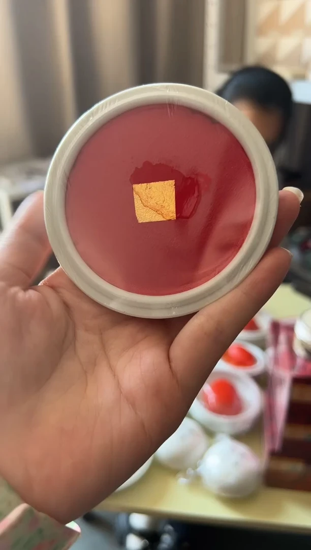 60g丹锦印泥（带包装锦盒）+钤印垫