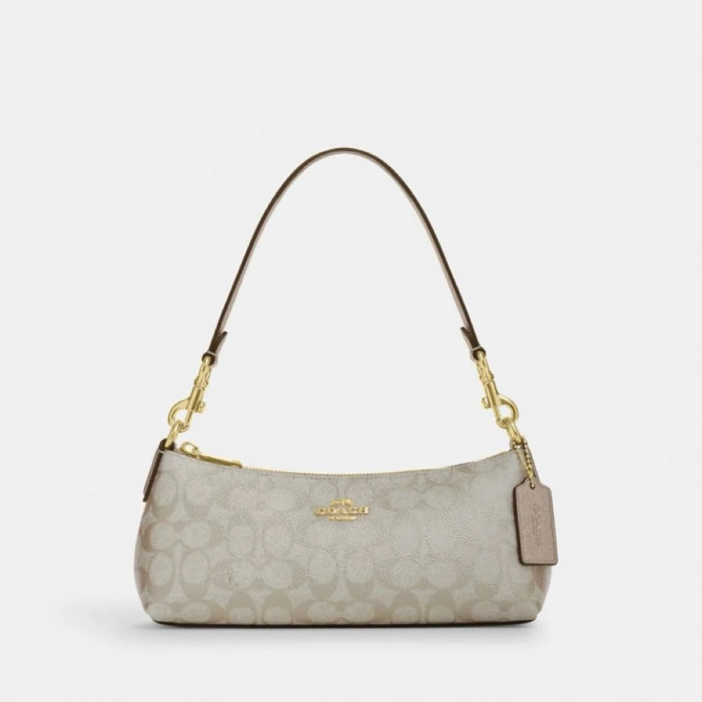 COACH/蔻驰新款法棍 夏洛克 斜挎包（尺寸 25.5cmx11cmx8cm）