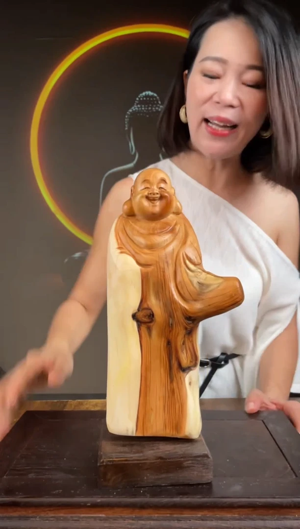 柏木（崖柏）手工摆件,先抢先得! 编号:93