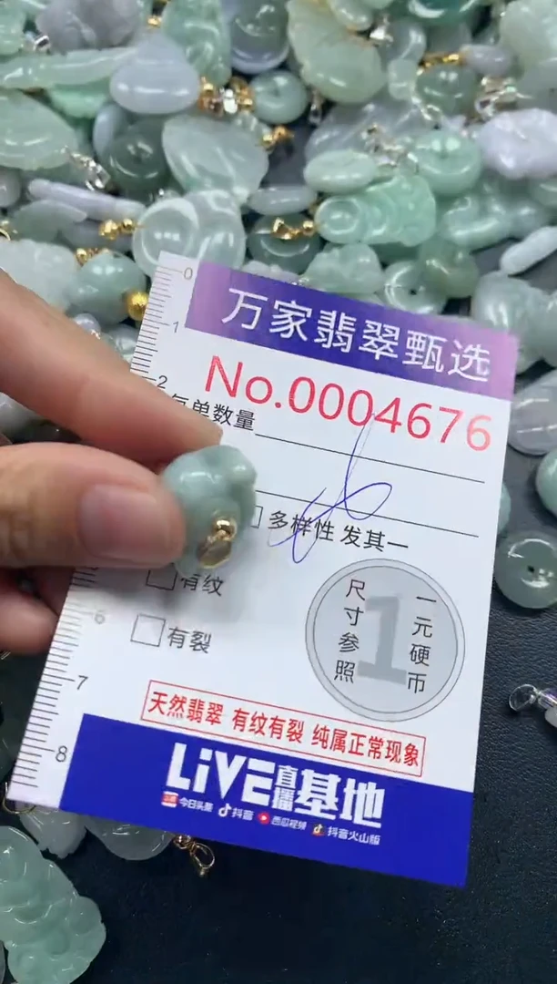 吊坠(不含链)未镶嵌翡翠4676