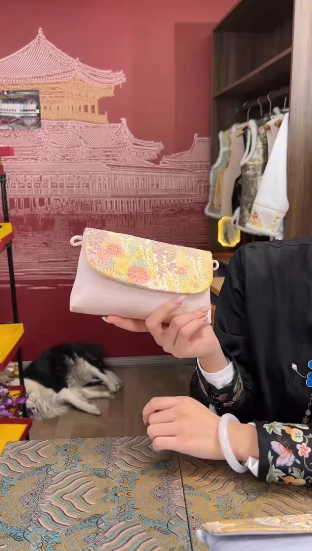 【闪购商品】刺绣非遗  手工西阵织包包