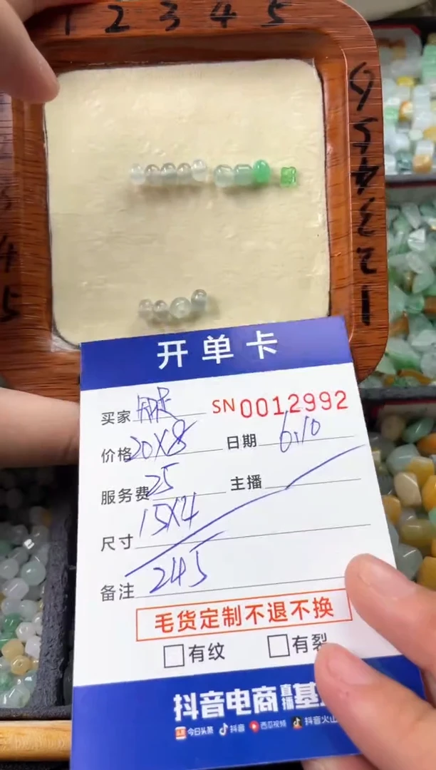 翡翠未镶嵌颈饰00012992