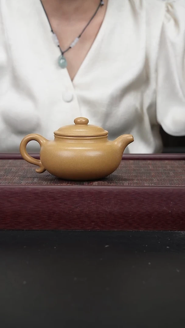 茶壶紫砂lzx黄金段 仿古260cc