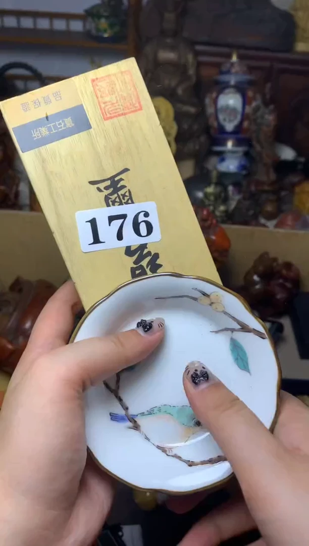 紫砂盖碗瓷器默认微瑕瓷器