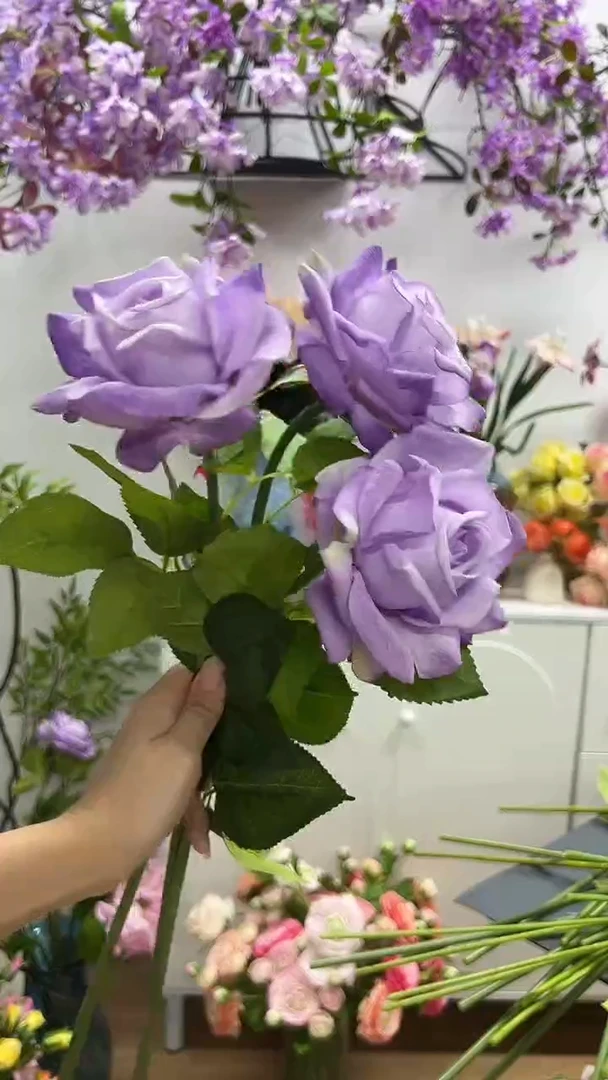 3枝深紫手感保湿水晶
