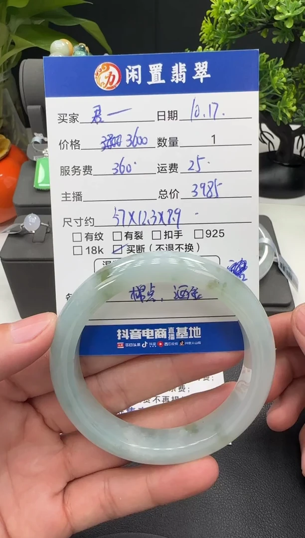 未镶嵌手镯翡翠君翡翠手镯