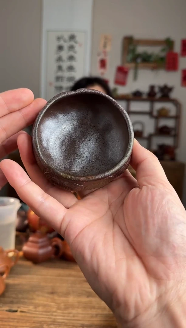 【闪购商品】紫砂茶壶柴烧富甲杯 圆