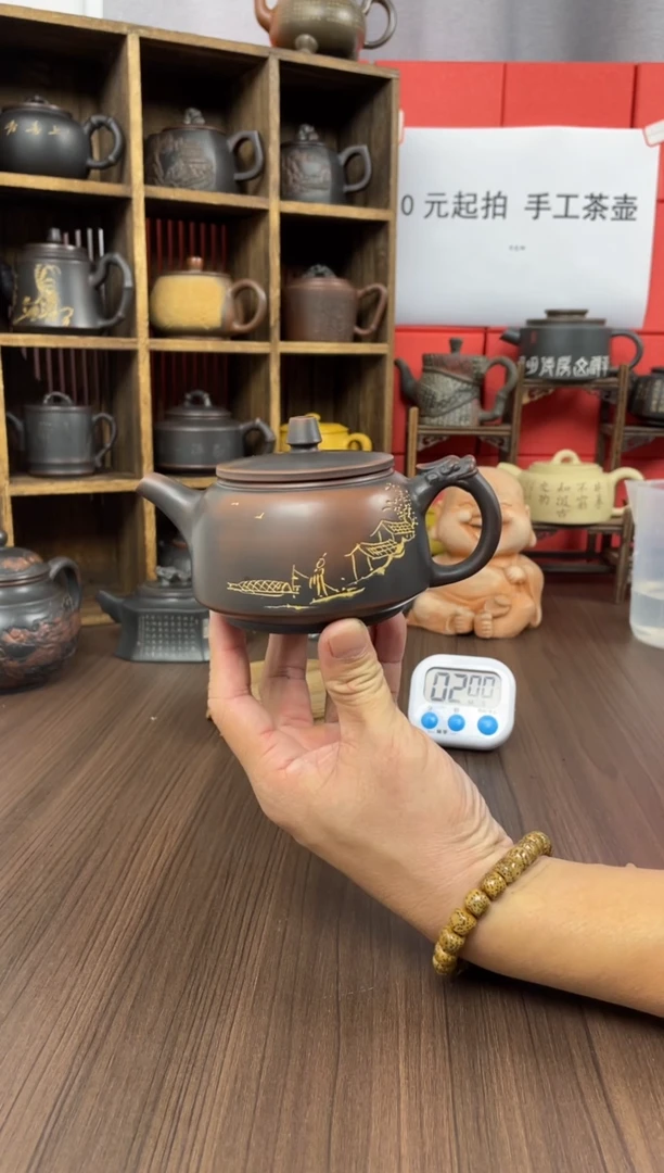 1*1手工坭兴陶茶壶（庞）