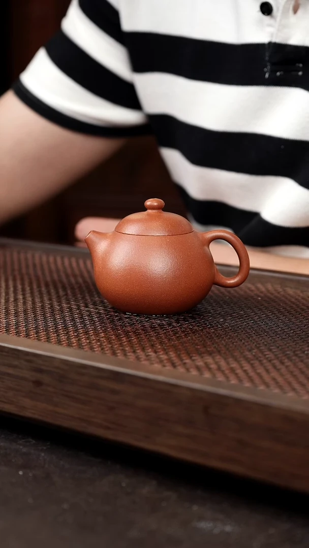 茶壶紫砂红降坡文旦【带矿标证书】