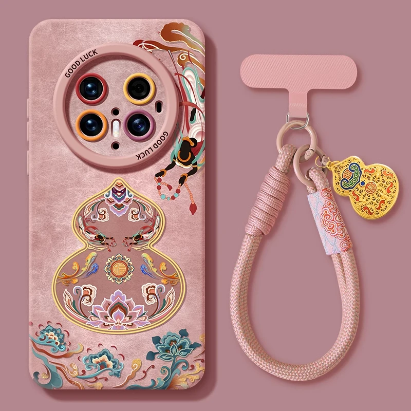 敦煌葫芦适用华为mate60Pro手机壳华为p防摔mate30/40透明保护壳