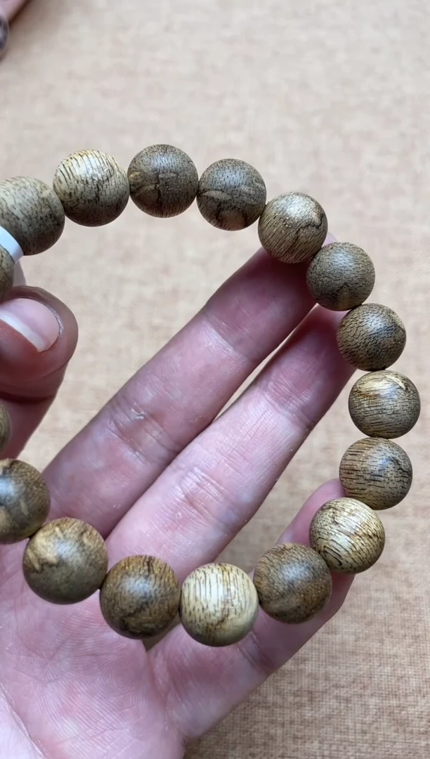 沉香手串菩萨棋金星1.1+圆珠单圈多样性发其一