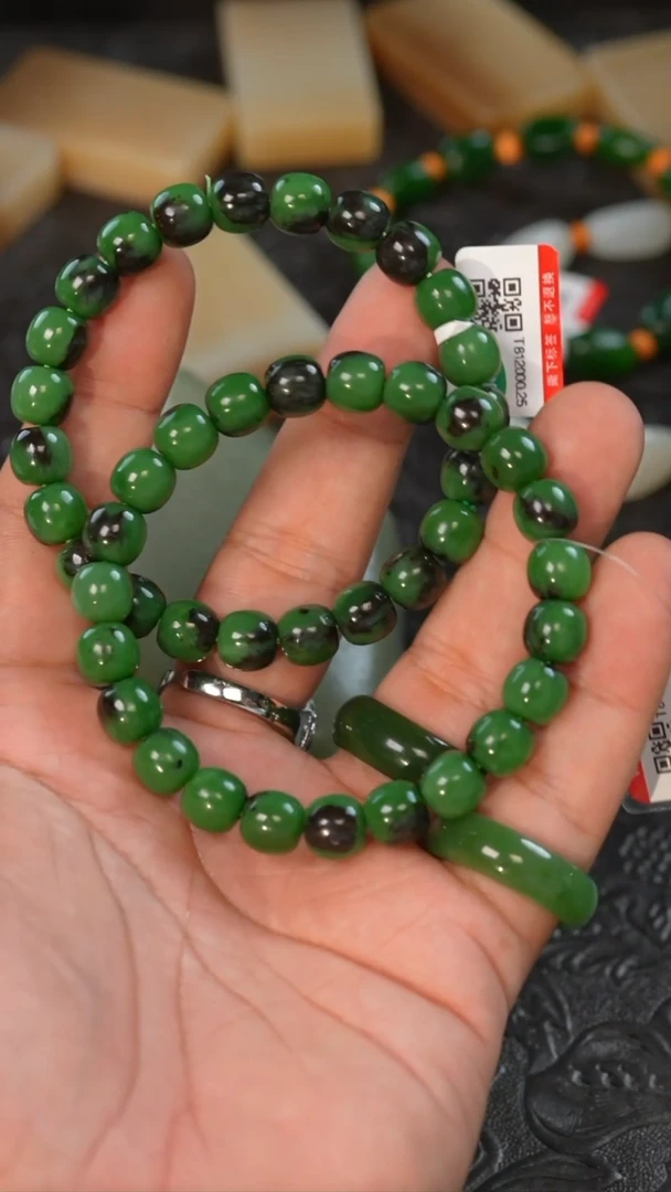 未镶嵌手串和田玉多样性发一件THTY6754