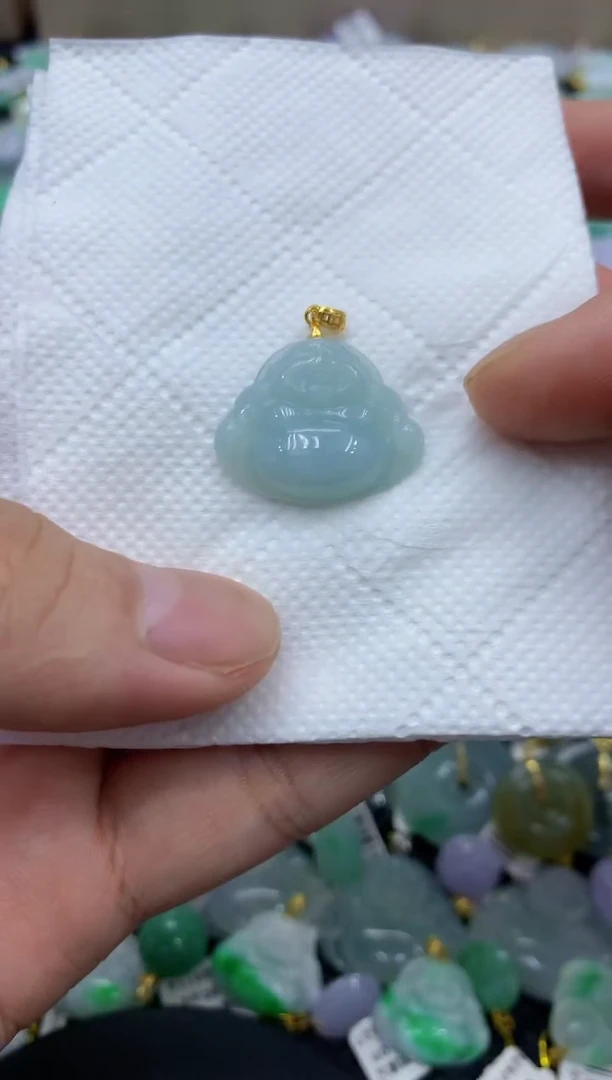 颈饰未镶嵌翡翠天然缅甸翡翠A货