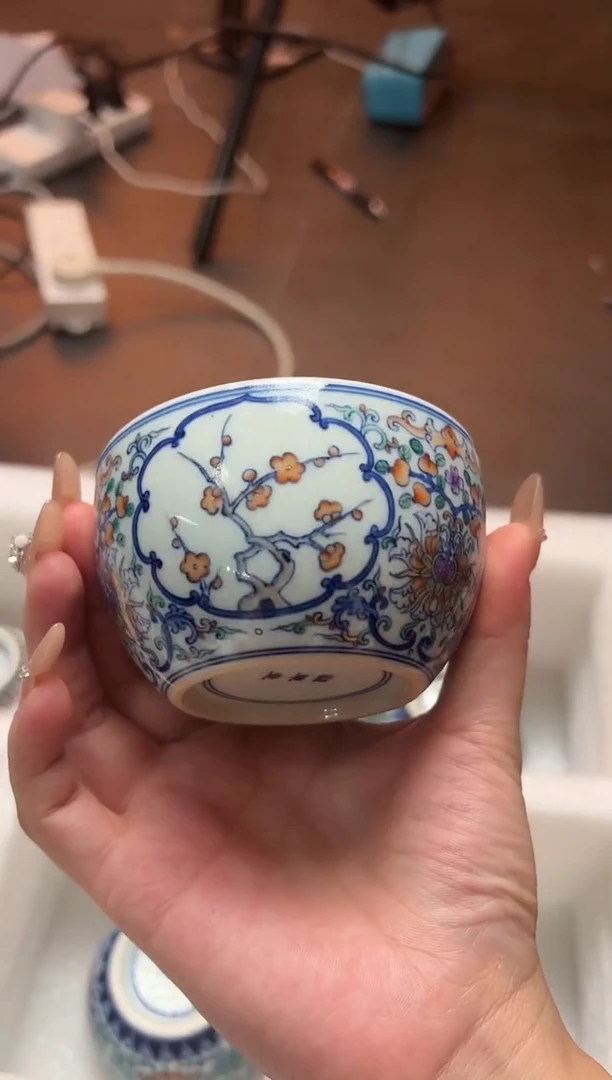 瓷片景德镇瓷器茶器茶杯